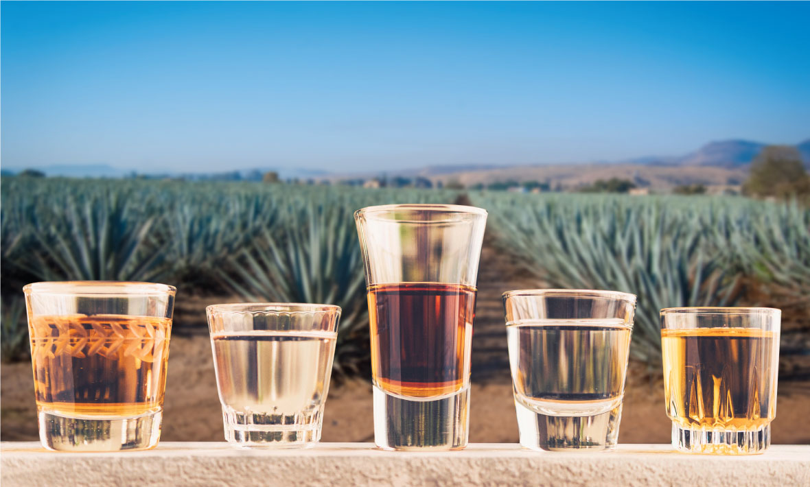 Qipecedm 6 Pack Heavy Base Shot Glasses Set, 1.6 oz Colorful