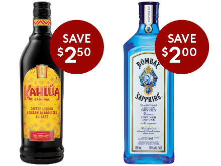 wine, beer, liquor, coolers, ciders on sale