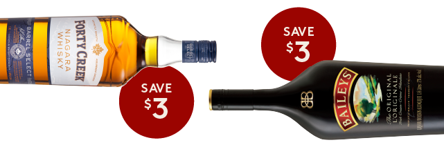 wine, beer, liquor, coolers, ciders on sale