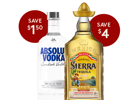 wine, beer, liquor, coolers, ciders on sale