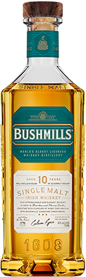 BUSHMILLS - 10 YEAR OLD SINGLE MALT
