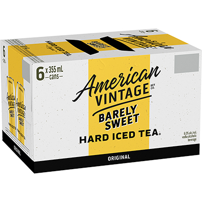 AMERICAN VINTAGE - ICED TEA BARELY SWEET ORIGINAL CAN