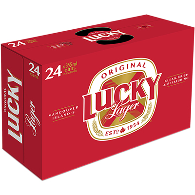 LABATT - LUCKY LAGER 24 CAN