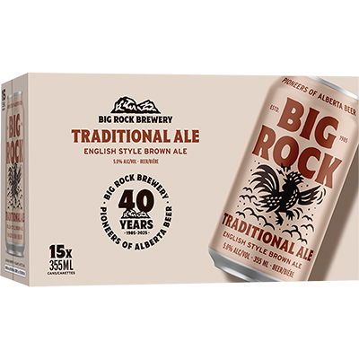 BIG ROCK - TRADITIONAL ALE CAN 15 PACK