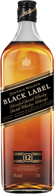 JOHNNIE WALKER - 12 YEAR OLD BLACK LABEL