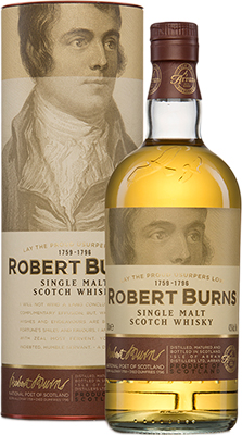 THE ARRAN - ROBERT BURNS Scottish Whisky / Whiskey