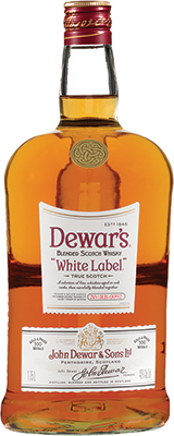DEWAR'S WHITE LABEL Scottish Whisky / Whiskey
