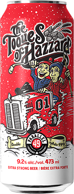 PARALLEL 49 - TOQUES OF HAZZARD DOUBLE WHITE IPA TALL CAN