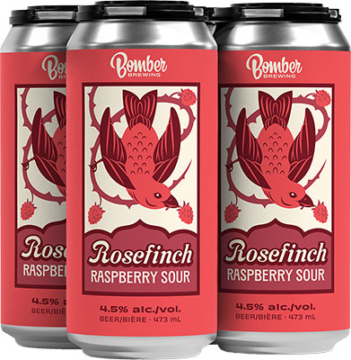 BOMBER BREWING - ROSEFINCH RASPBERY SOUR TALL CAN