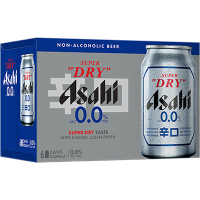 ASAHI SUPER DRY 0.0%