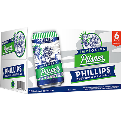 PHILLIPS BREWING - IMPLOSION PILSNER CAN