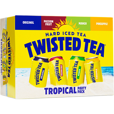 TWISTED TEA - TROPICAL PARTY PACK 12 CAN