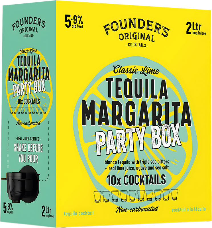 FOUNDER'S ORIGINAL - CLASSIC LIME MARGARITA PARTY BOX