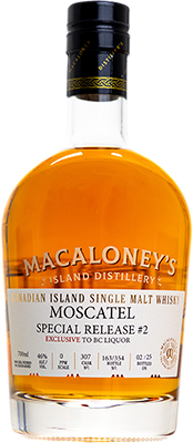 MACALONEY ISLAND DISTILLERY - BC SELECT UPSM MOSCATEL CASK