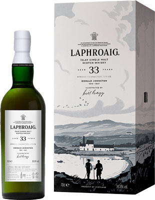 LAPHROAIG - 28 YEAR OLD CASK STRENGTH Scottish Whisky / Whiskey
