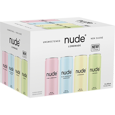 NUDE - 12 PACK LEMONADE MIXER CAN