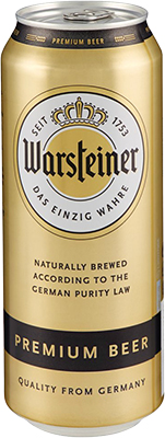 WARSTEINER PREMIUM PILSNER TALL CAN