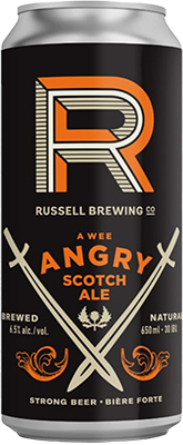 RUSSELL BREWING - ANGRY SCOTCH ALE TALL CAN SINGLE