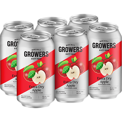 GROWERS - EXTRA DRY APPLE CAN