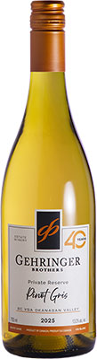 GEHRINGER - PRIVATE RESERVE PINOT GRIS 2023