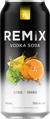 REMIX - VODKA SODA CITRUS ORANGE TALL CAN