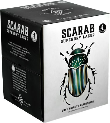 STRANGE FELLOWS BREWING - SCARAB SUPER DRY LAGER TALL CAN