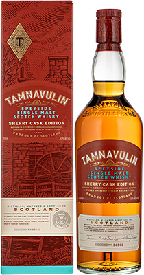 TAMNAVULIN - SHERRY CASK SPEYSIDE SINGLE MALT SCOTCH WHISKY