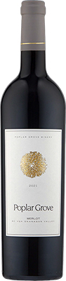 POPLAR GROVE - MERLOT 2020
