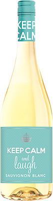 KEEP CALM - AND LAUGH SAUVIGNON BLANC