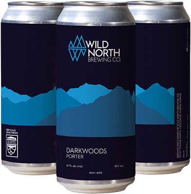 WILD NORTH BREWING - DARKWOODS PORTER TALL CAN