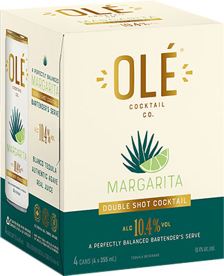 OLE COCKTAIL CO - DOUBLE SHOT MARGARITA 4-PACK