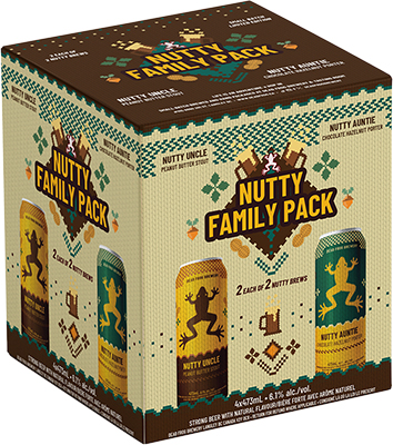 DEAD FROG - NUTTY FAMILY PACK TALL CAN