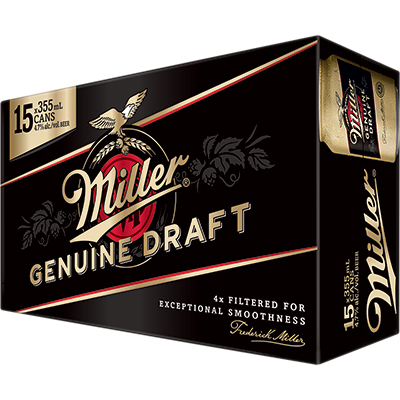 MILLER GENUINE DRAFT - CAN