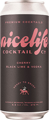 NICELIFE COCKTAILS - CHERRY BLACK LIME AND VODKA COCKTAIL TA