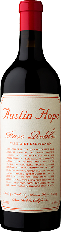 BCLIQUOR Cabernet Sauvignon - Austin Hope Paso Robles 2019
