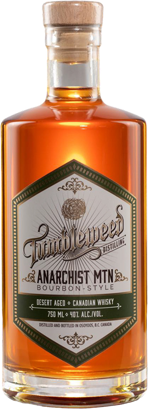 BCLIQUOR Tumbleweed Spirits Inc. - Anarchist Mtn Bourbon Style Canadi