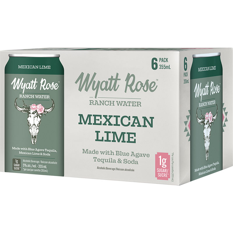 BCLIQUOR Wyatt Rose Ranch Water - Mexican Lime Can