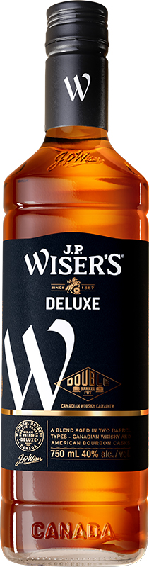 J.P. WISER'S DELUXE Canadian Whisky / Whiskey