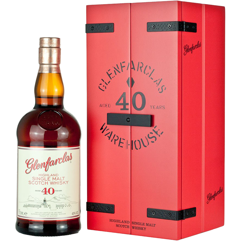 GLENFARCLAS - 40 YEAR OLD Scottish Whisky / Whiskey