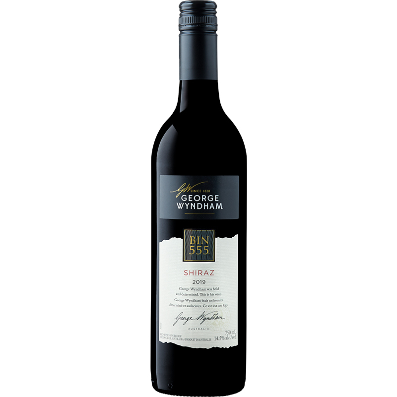 Shiraz george wyndham bin 555 australian red wine
