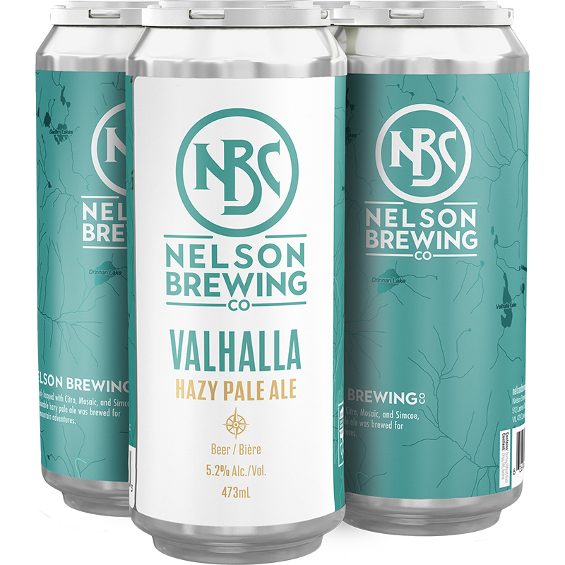 NELSON BREWING COMPANY - VALHALLA HAZY PALE ALE TALL CAN Canadian ...