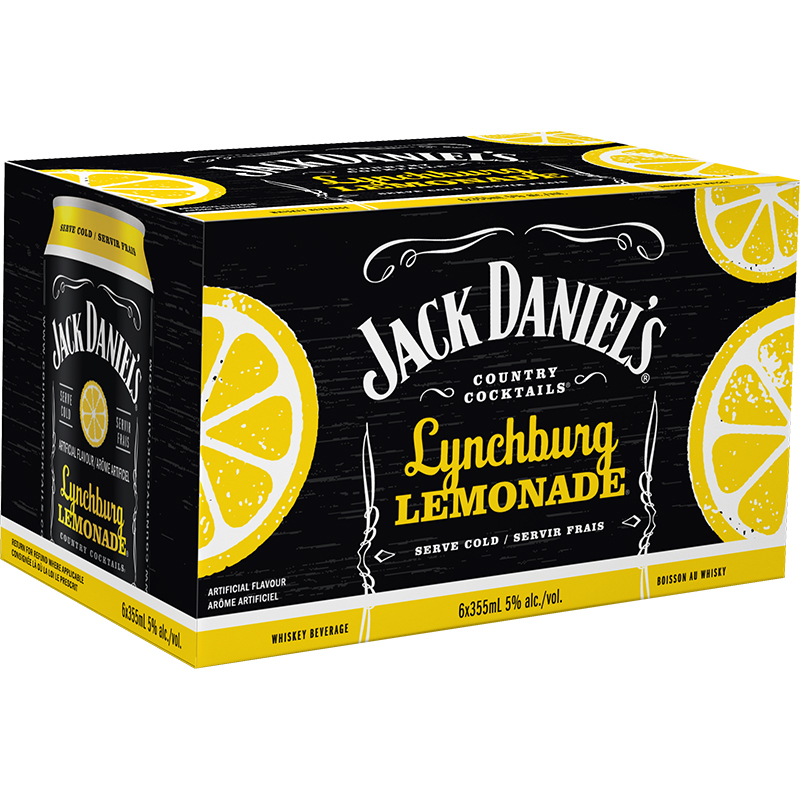 JACK DANIEL'S COUNTRY COCKTAILS LYNCHBURG LEMONADE American Coolers