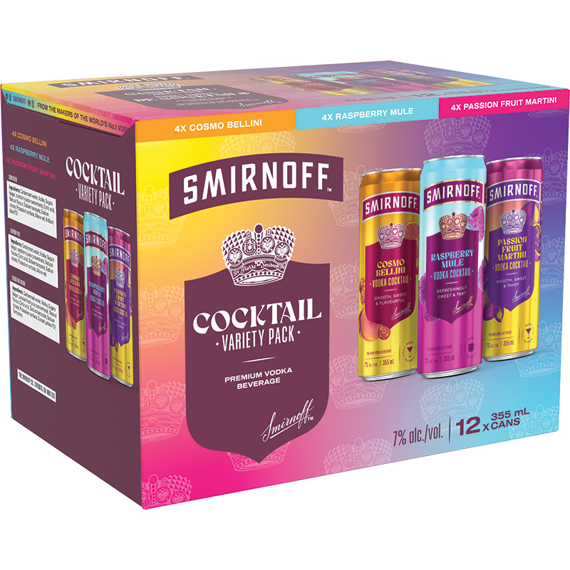 Smirnoff Cocktail Variety Pack