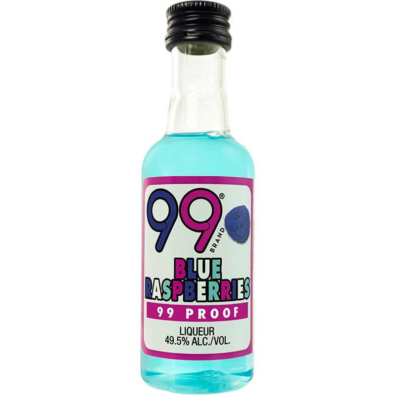 99 BLUE RASPBERRIES - RASPBERRY SCHNAPPS LIQUEUR American Liqueurs