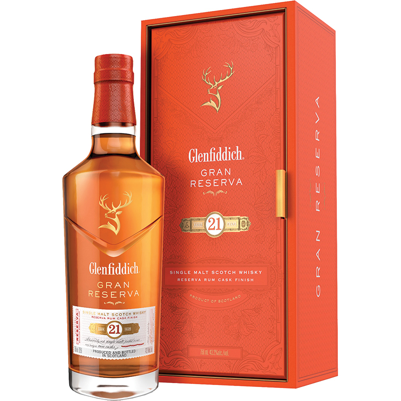 GLENFIDDICH - 21 YEAR OLD GRAN RUM CASK FINISH Scottish Whisky