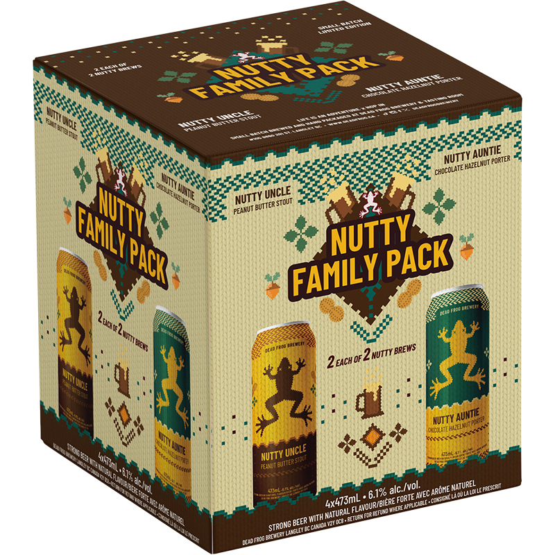 Dead Frog - Nutty Family Pack Tall Can