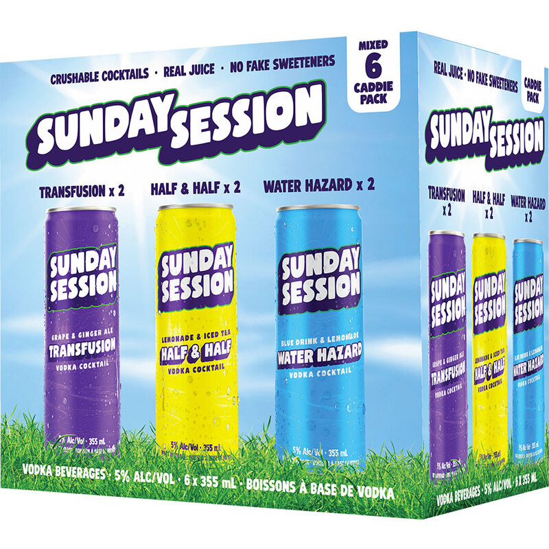 SUNDAY SESSION - CADDIE CAN PACK Canadian Coolers