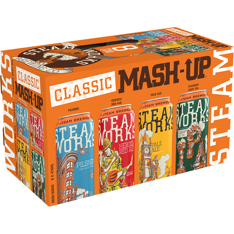 Steamworks Mash-up 8 Tall Can Pack