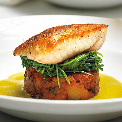 LOCAL LING COD WITH TANDOORI POTATOES IN GINGER-COCONUT MOLE | BCLIQUOR