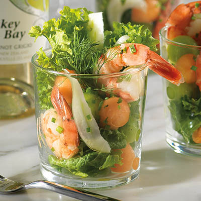 PRAWN AND MELON SALAD - Salad Recipe | BCLIQUOR